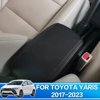 1ШТ Автомобильные подлокотники Крышка коробки Центральной консоли Декоративные Аксессуары для интерьера Toyota Yaris 2017 2018 2019 2020 2021 2022 2023