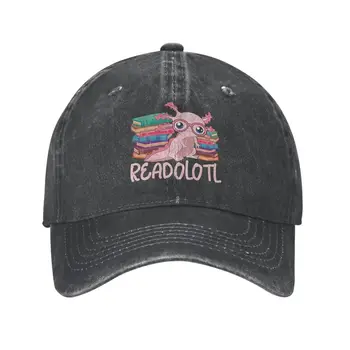 Новый Персонализированный Хлопковый Книжный Червь Readolotl Бейсболка Axolotl Спортивная Мужская Регулируемая Шапка для Папы с животными Осень