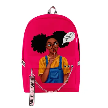 Мультяшная новинка, классные школьные сумки Унисекс, дорожные сумки для африканских девочек, Оксфордские водонепроницаемые рюкзаки для ноутбука с 3D-принтом