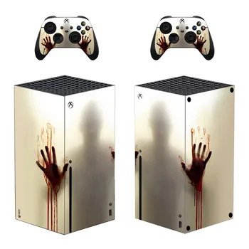 Чехол-наклейка The Walking Dead Skin для консоли Xbox серии X и контроллеров Серии X Skin Sticker Виниловая наклейка