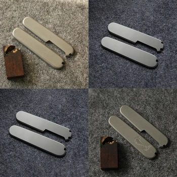 1 Пара 4-х стилевых ножей из титанового сплава, накладка на рукоятку для швейцарских армейских ножей Victorinox 91 мм, аксессуары SwissArmy DIY Make